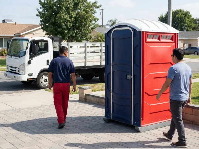 Deluxe Portable Toilet in Anaheim, CA
